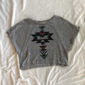 Forever 21 Oversized Aztec Top